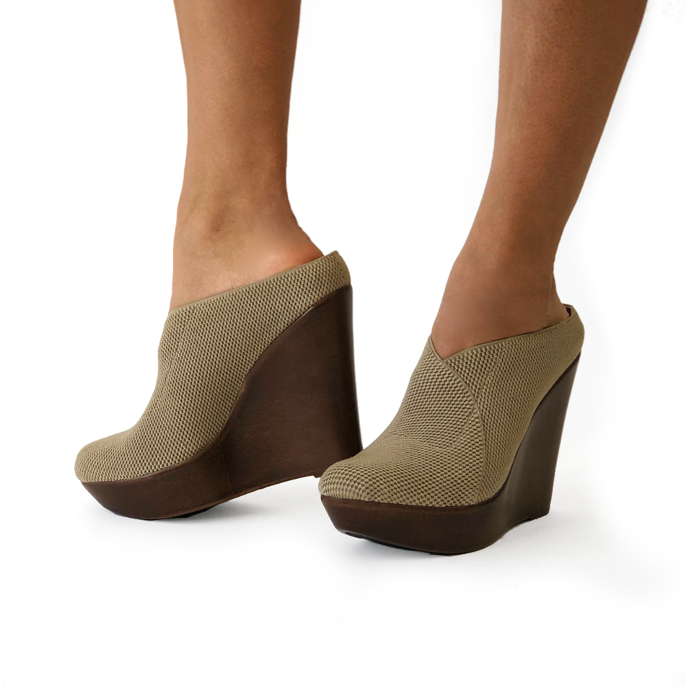 Mila Wedge Mule - Sample, Final Sale